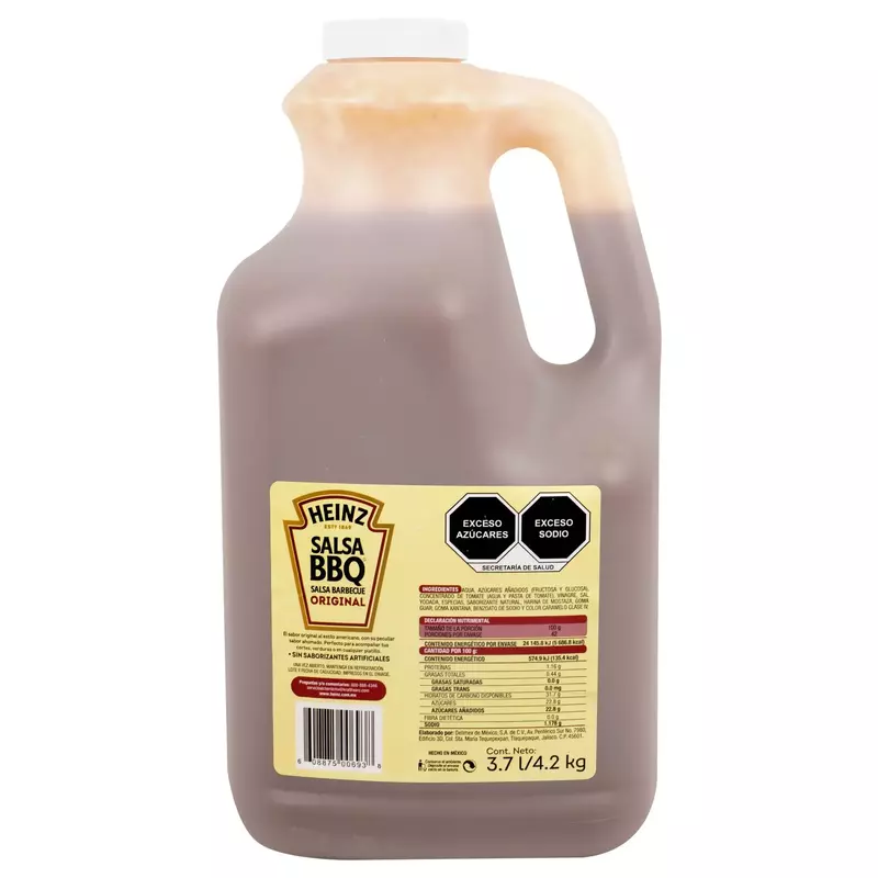HEINZ SALSA BBQ ORIGINAL 3.785 L