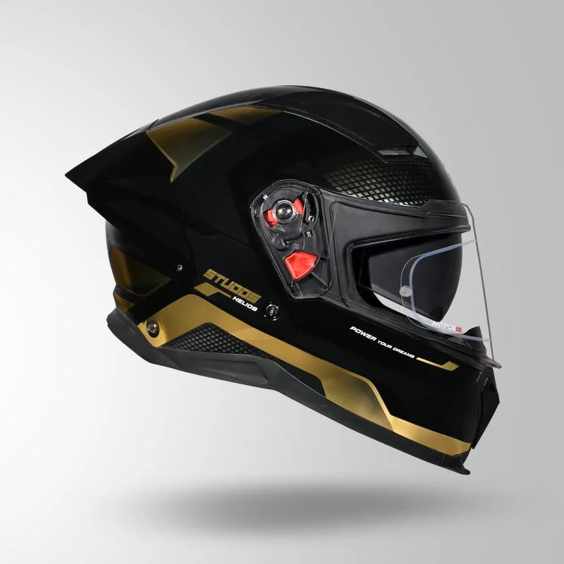 STUDDS HELIOS ASPHALT BLACK N12 GOLD CHROME C/V (L) STUDDS HELIOS ASPHALT BLACK N12 GOLD CHROME C/V (L)