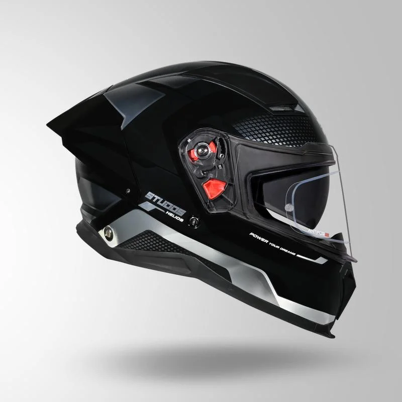 STUDDS HELIOS ASPHALT BLACK N6 SILVER CHROME C/V (XL) STUDDS HELIOS ASPHALT BLACK N6 SILVER CHROME C/V (XL)