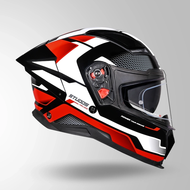 STUDDS HELIOS D1 ASPHALT BLACK N2 RED CHROME C/V (XL) STUDDS HELIOS D1 ASPHALT BLACK N2 RED CHROME C/V (XL)