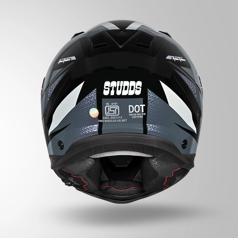 STUDDS HELIOS D2 CIRCUIT BLACK CHAMELEON GREY/PINK N4 GREY D/V (M)