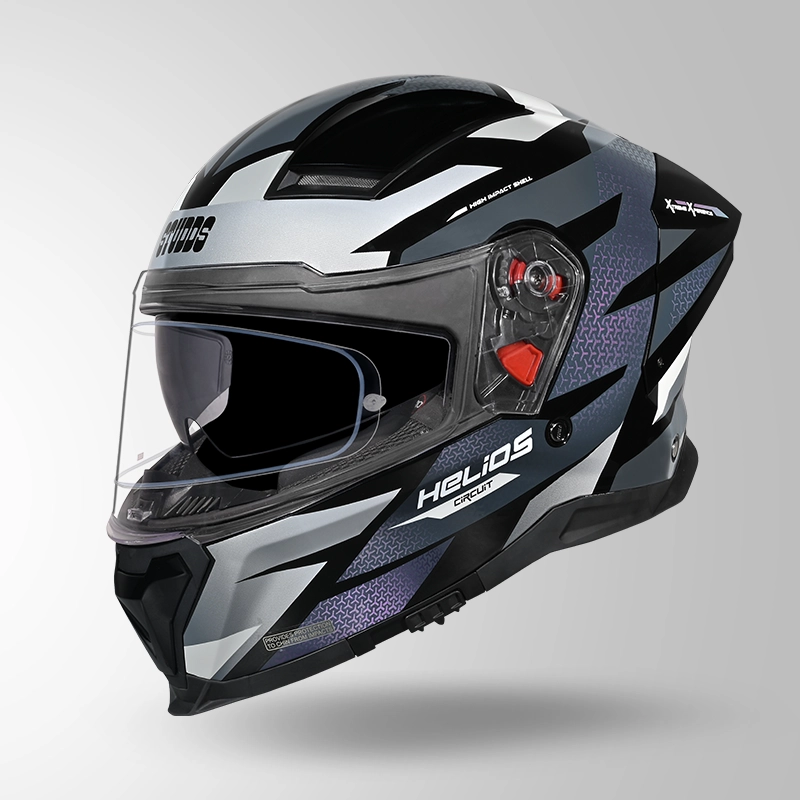 STUDDS HELIOS D2 CIRCUIT BLACK CHAMELEON GREY/PINK N4 GREY D/V (M)