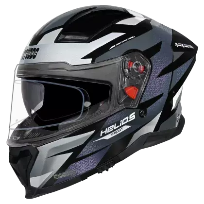 STUDDS HELIOS D2 CIRCUIT BLACK CHAMELEON GREY/PINK N4 GREY D/V (XL)