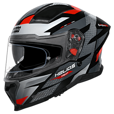 STUDDS HELIOS D2 CIRCUIT BLACK N2 RED D/V (XL)
