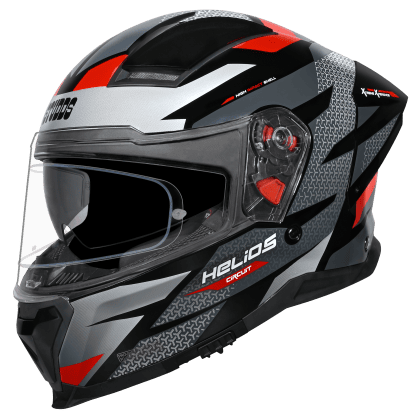 STUDDS HELIOS D2 CIRCUIT BLACK N2 RED D/V (XL)