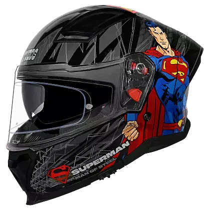 STUDDS HELIOS SUPERMAN BLACK N1 BLUE C/V (XL)