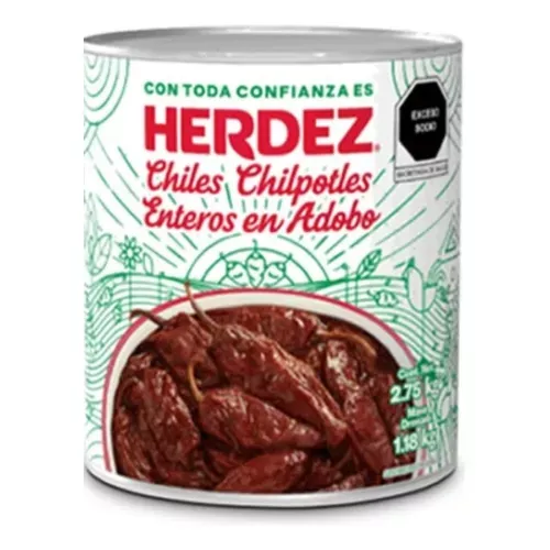HERDEZ CHILES CHIPOTLES ENTEROS 2.75 KG