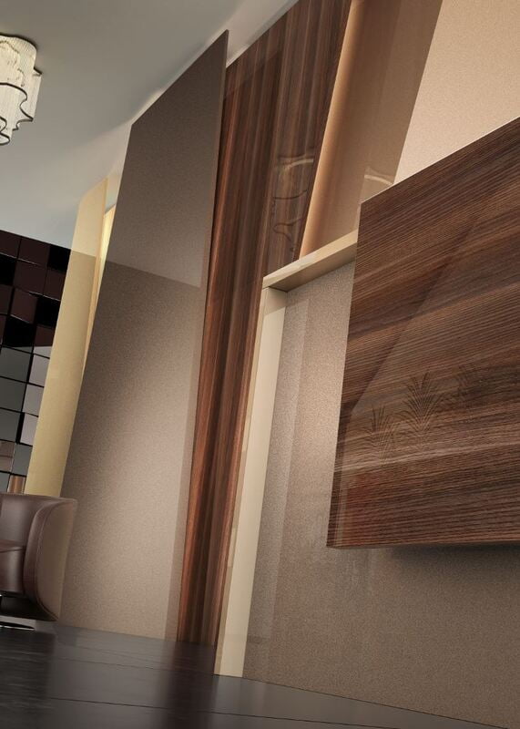 ONE SKIN PANELS-ALENTEJO ELM/HIGH GLOSS/18MM