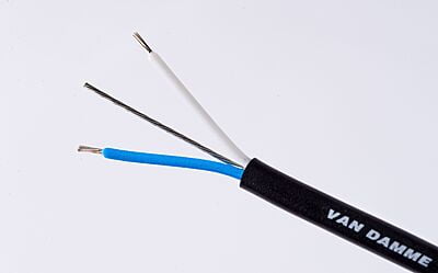 Van Damme Pro Grade Classic XKE 1 pair install cable (164', Black) Van Damme Pro Grade Classic XKE 1 pair install cable (164', Black)