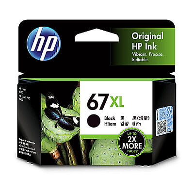 HP #67XL Black Original Ink Cartridges
