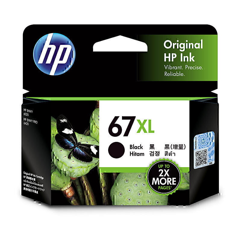 HP #67XL Black Original Ink Cartridges HP #67XL Black Original Ink Cartridges