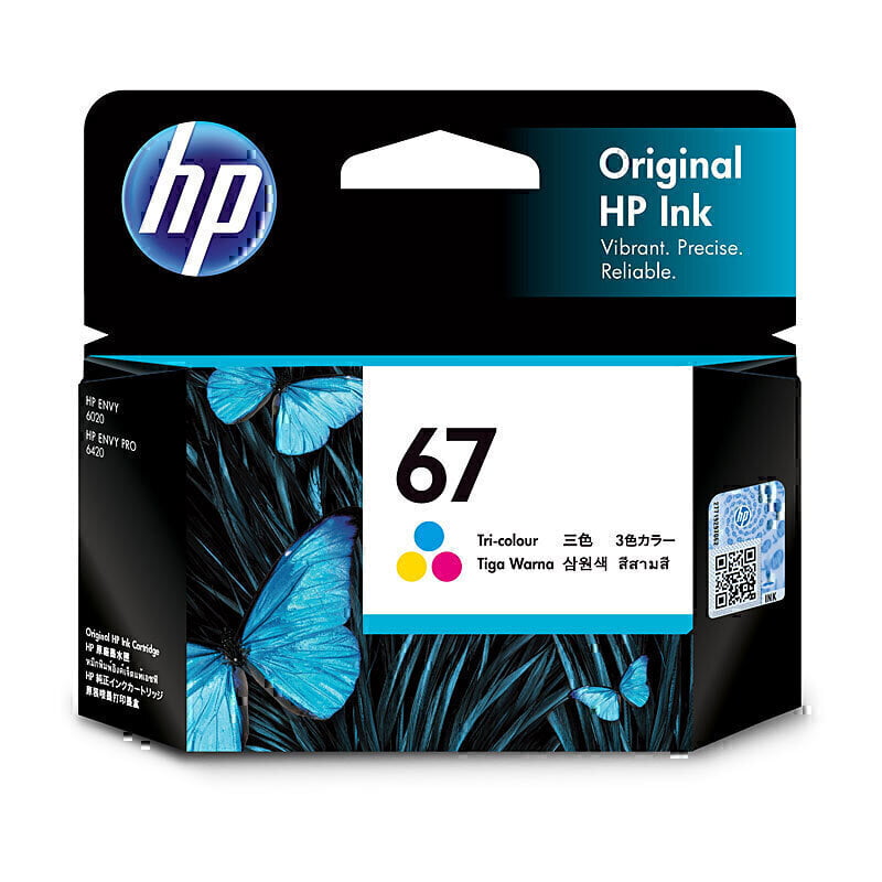 HP #67 Tri Colour Original Ink Cartridges HP #67 Tri Colour Original Ink Cartridges