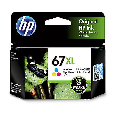HP #67XL Tri Colour Original Ink Cartridges