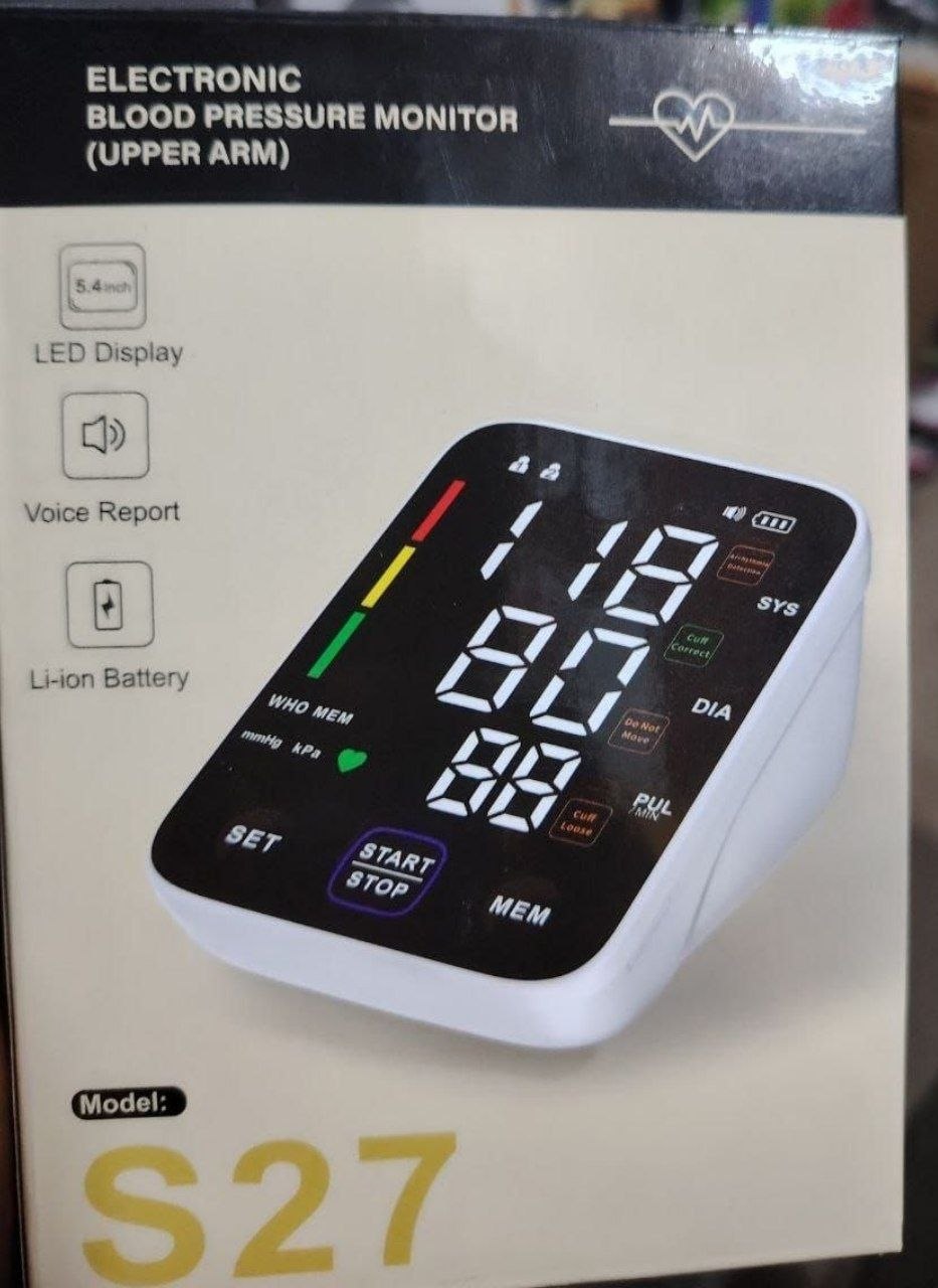 HIGH ACCURACY DIGITAL BP MACHINE BLOOD PRESSURE MACHINE WITH VOICE PROMPT