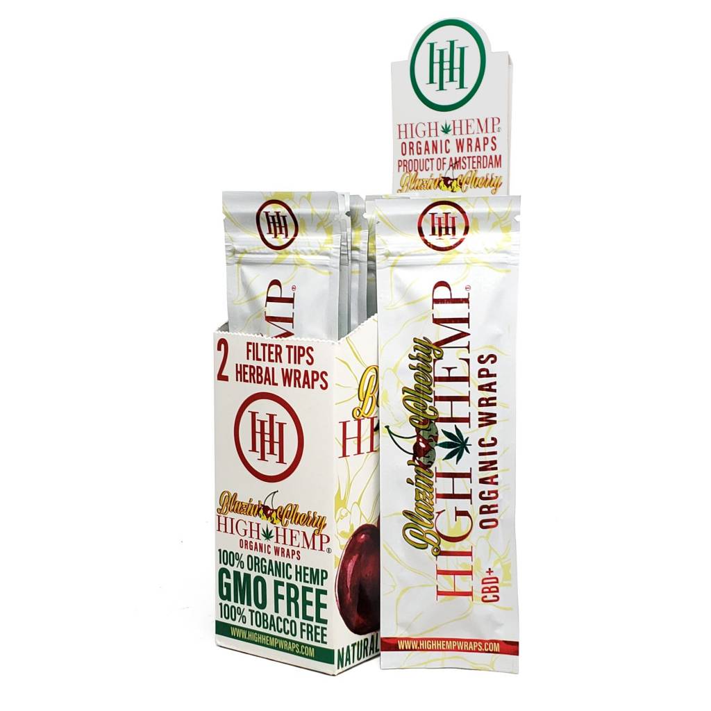 HIGH HEMP BLAZIN CHERRY WRAPS