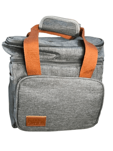 hHIGH QUALITY DOUBLE LAYERS LUNCH BAG WITH DOUBLE INSULATED INNER COATING