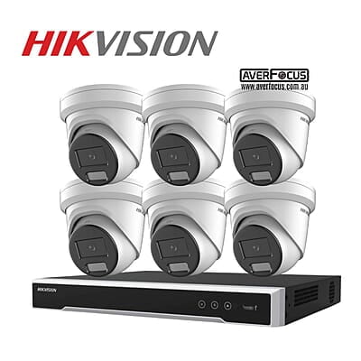 [Online Only]Hikvision 6 MP Mini Turret Kit(2CD2366G2H-IU)(NO HDD)