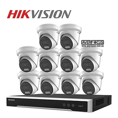 [Online Only]Hikvision 8MP G3 ColorVu Hybrid Kit(2CD2387G3-LIS2UY/SL)(NO HDD)