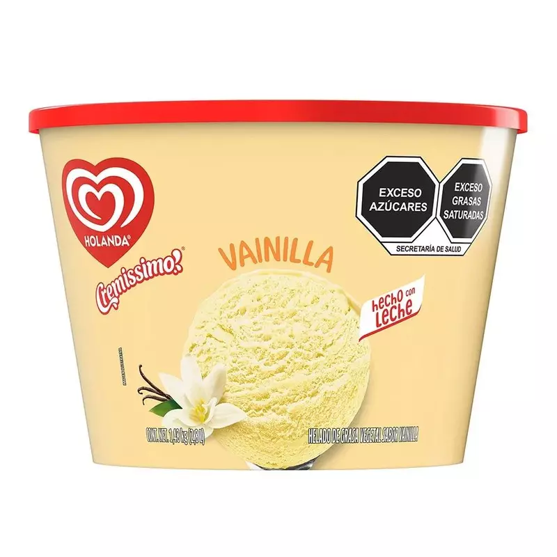 HOLANDA HELADO DE VAINILLA 2.8 L
