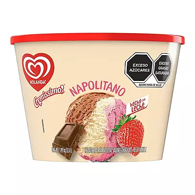 HOLANDA HELADO NAPOLITANO 2.8 L