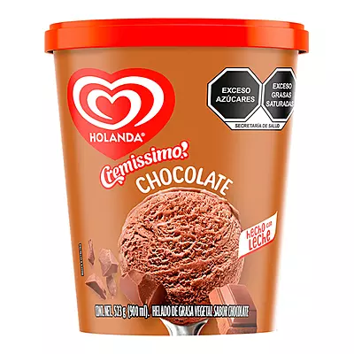 HOLANDA HELADO DE CHOCOLATE 900 ML
