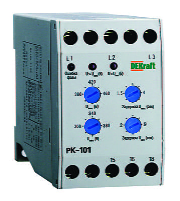 23300DEK Реле контроля фаз 380В