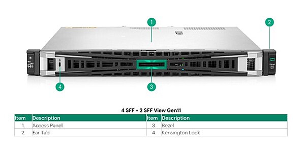 HP SERVER DL20 GEN11 XEON E2436 1P16GB 4SFF