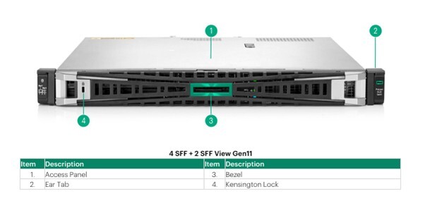 HP SERVER DL20 GEN11 XEON E2436 1P16GB 4SFF
