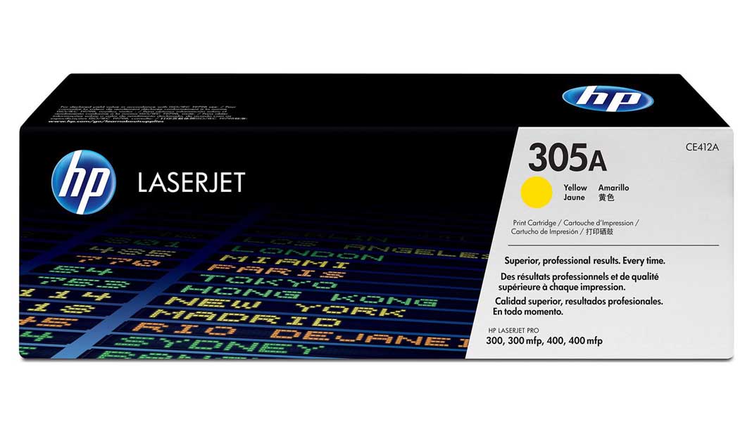 HP TONER CE412 A YELLOW 305A HP TONER CE412 A YELLOW 305A