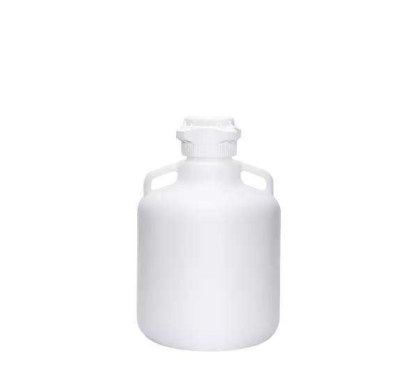 EZLabpure™ 10 L Round Carboy, HDPE, Foxx 83B VersaCap, 1/EA