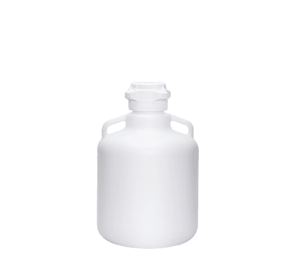 EZLabpure™ 10 L Round Carboy, HDPE, Foxx 83B VersaCap, 1/EA