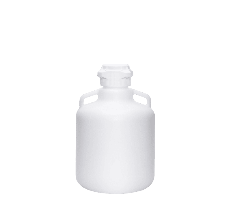 EZLabpure™ 10 L Round Carboy, HDPE, Foxx 83B VersaCap, 1/EA