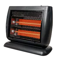 Calefactor Eléctrico de Cuarzo con Humidificador Heatwave, 2 Potencias de Calefacción, Potencia Mín600W – Máx1200W, Superficie a Cubrir 16 Mts2 - HQ1261U