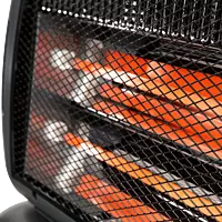 Calefactor Eléctrico de Cuarzo con Humidificador Heatwave, 2 Potencias de Calefacción, Potencia Mín600W – Máx1200W, Superficie a Cubrir 16 Mts2 - HQ1261U