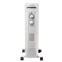 Calefactor Eléctrico Radiador de Aceite Heatwave, 3 Potencias de Calefacción, Potencia Mín. 600 W – Máx. 1500 W, Superficie a Cubrir 18 mts2 - HR1507ZCR