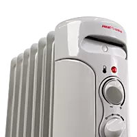 Calefactor Eléctrico Radiador de Aceite Heatwave, 3 Potencias de Calefacción, Potencia Mín. 600 W – Máx. 1500 W, Superficie a Cubrir 18 mts2 - HR1507ZCR