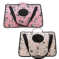 Cute Print Soft Pet Travel Shoulder Carrier Bag