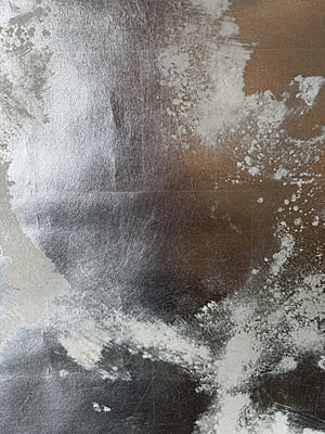 Abstract Sample on Silver Ground (HS-90598)