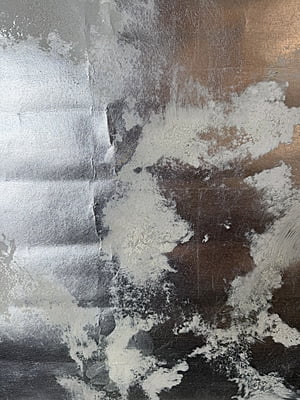 Abstract Sample on Silver Ground (HS-90598)