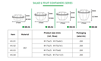 HS01B ROUND DELI CONTAINER (CTN1X200PCS)