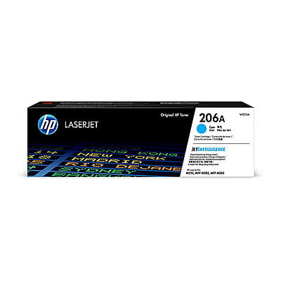 HP #206A Cyan Original Toner Cartridges W2111A