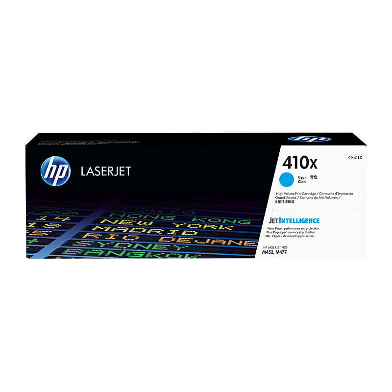 HP #410X Cyan Original Toner Cartridges CF411X