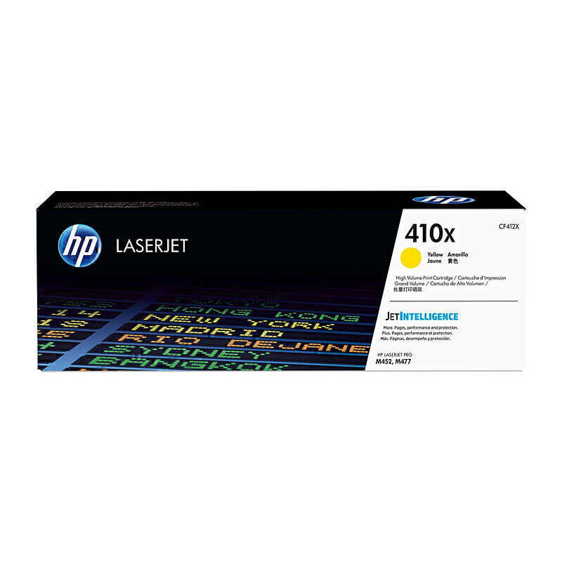 HP #410X Yellow Original Toner Cartridges CF412X
