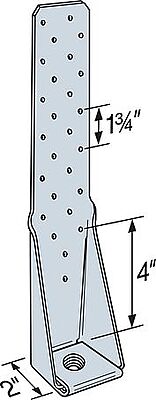 Simpson Strong-Tie Wood Conn - Holdown & Tension Ties - Tension Tie HTT Simpson Strong-Tie Wood Conn - Holdown & Tension Ties - Tension Tie HTT