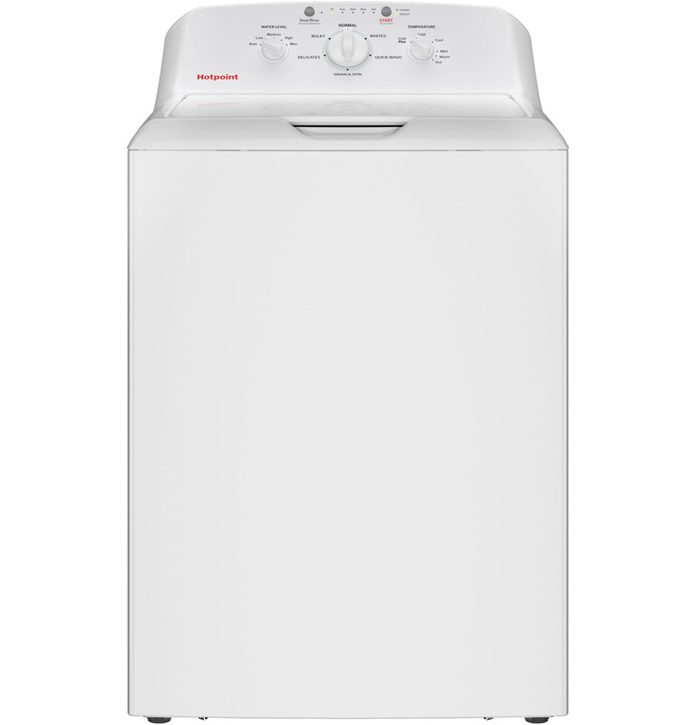 Hotpoint® HTW265ASWWW 4.0 cu. ft. Capacity Washer with Stainless Steel Basket Hotpoint® HTW265ASWWW 4.0 cu. ft. Capacity Washer with Stainless Steel Basket