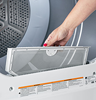 Hotpoint® HTX26GASWWW 6.2 cu. ft. Capacity Gas Dryer with Up To 120 ft. Venting