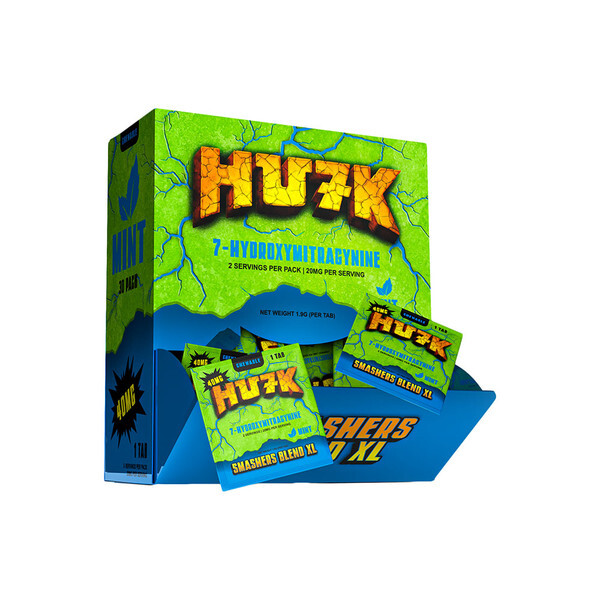 HU7K 7-HYDROXY SMASHERS BLEND XL TABLETS|40MG| 2 SERVINGS | 30 CT BOX 
