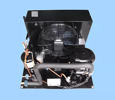 Unidad Condensadora Hispania para Interior Media Temperatura H.P. 3 Modelo HUCZO-0300-M6C Modelo Compresor Scroll Invotech YM49E7G-100 Voltaje 230V/3F