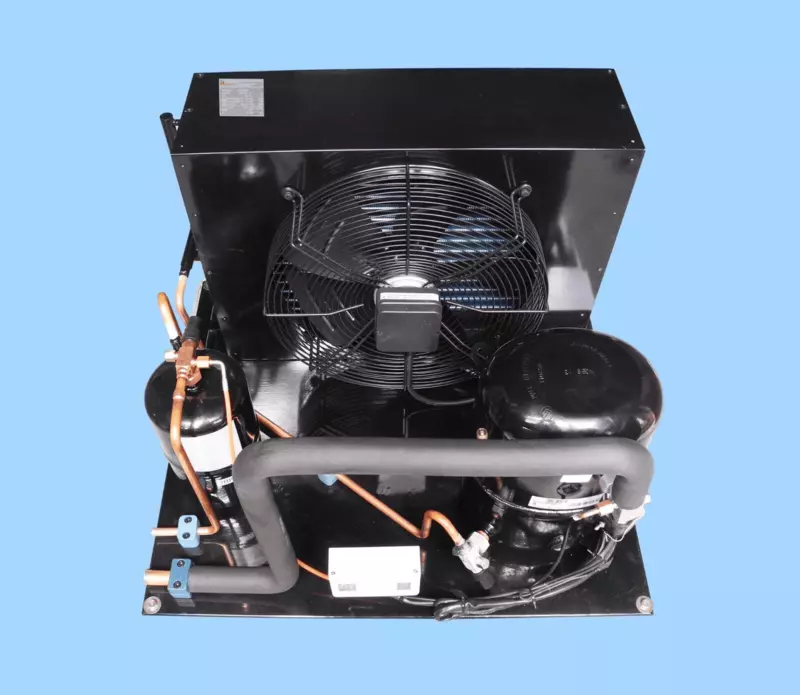Unidad Condensadora Hispania para Interior Media Temperatura   H.P. 3  Modelo HUCZO-0300-M6B Modelo Compresor Scroll Invotech YM49E3G-100 Voltaje  230V/1F