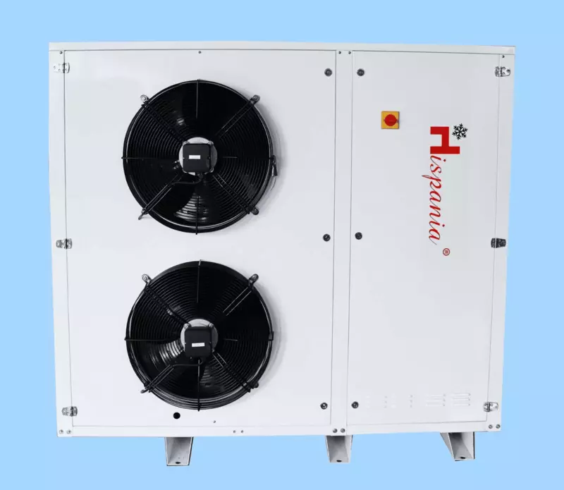 Unidad Condensadora Hispania para Exterior Baja Temperatura H.P. 7 Modelo HUCZ-0700-L6C Modelo Compresor Scroll Invotech YSF60E7G-V100** Voltaje 230V/3F